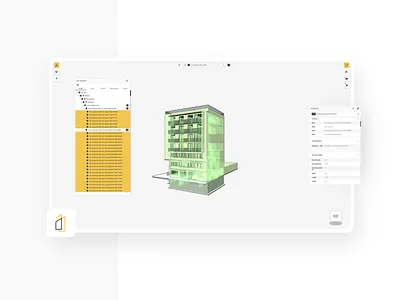 BIM viewer 3d 3d building building data ui ux viewer 3d
