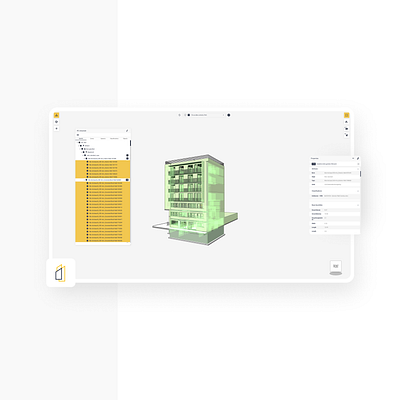 BIM viewer 3d 3d building building data ui ux viewer 3d