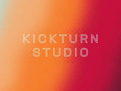 Kickturn Studio branding design gradient icon identity illustration logo photography south dakota studio typography vector video