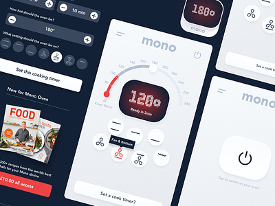 Oven companion app companion app device interaction oven ui ux