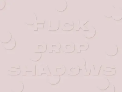 #EndUnnecessaryDropShadows2020 design dribbble drop shadow graphic design typography vector