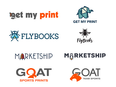 Dead Logos elephant logo fly logo goat logo