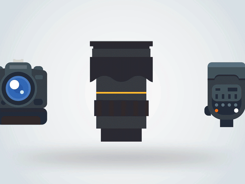 Lens Rentals 00 animation branding cameras clean colorful delivery design ethan fowler filming gear illustration lens lenses logo orders photography photos rentals shipping