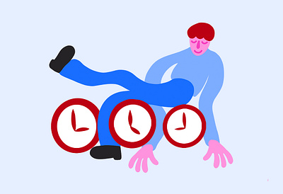 I look at time from time to time chill door good illustration man management nice pink relax sometimes talk time timelapse timeless timeline timer woman