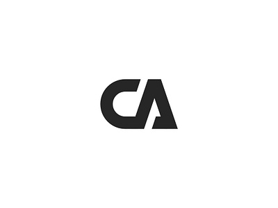 CA Futuristic Monogram affinity branding clean cool design flat flat design futuristic icon logo logodesign minimal monogram name typography vector