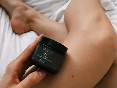 Humana Hauto Jar Photography art director brand brand identity branding packing design photography skincare