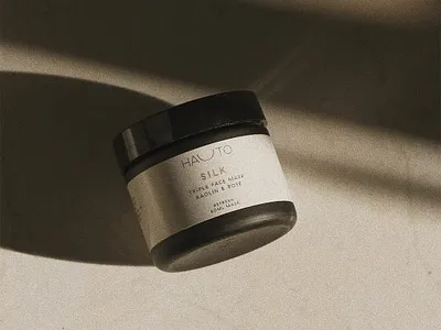 Humana Hauto Jar brand elegant label design minimal neutral packaging packaging design skincare