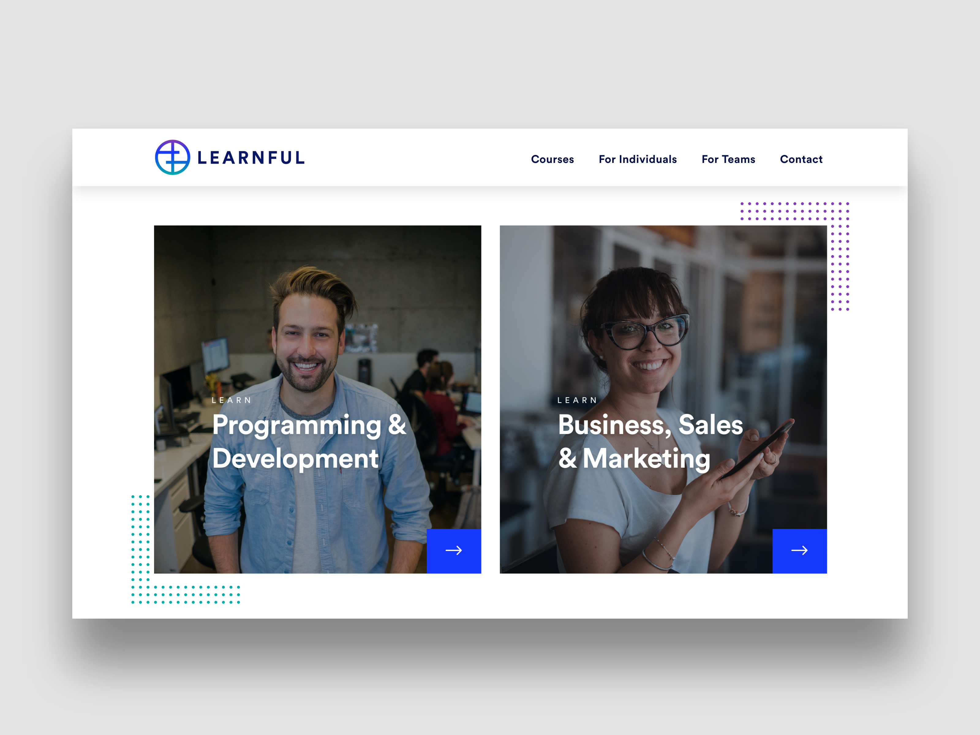 Example of Course categories