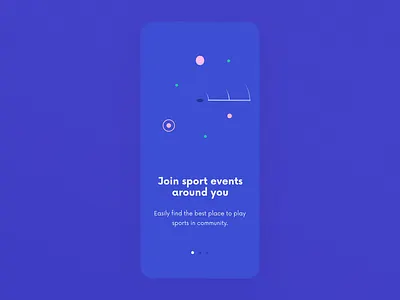 Onboarding screens for a sport app 2d 2d animation after effects animated animation app design art direction johannlucchini onboarding onboardingscreens playful sport sport app ui ui design uidesign user interface ux design