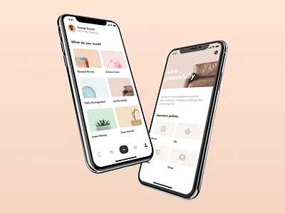 Fintech - Profile Concept balance banking card detail finance fintech grid minimal mobile payment product profile service uidesign uiux