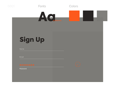 Sign Up branding design form sign up sign up page ui