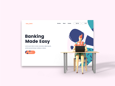 3D Character Exploration 3d bank character exploration organic pattern website