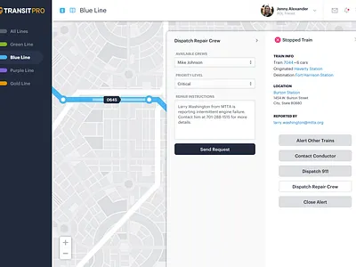Workflow Handling buttons forms map transit