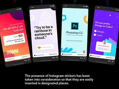 Instagram Social Template (Posty) app branding design illustration ios people ui ux video