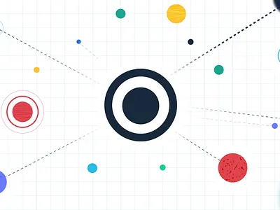 Shape Exploding abstract dots shapes textures