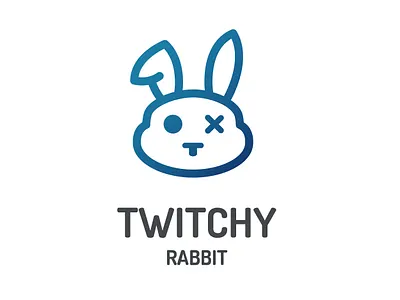 Twitchy Rabbit logo thirtylogoschallenge twitchy rabbit