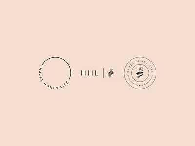 Hazel Honey Life — Brand Marks brand identity brand mark branding design illustration logo