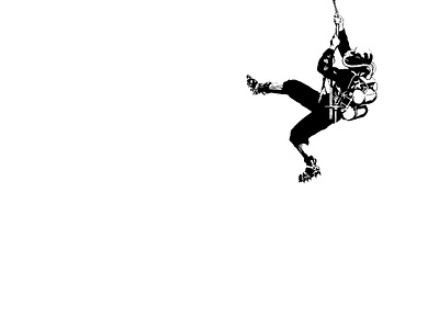 White space explorer cleveism contrast daily post daily poster dailyposter design diver flat graphic graphic design graphicdesign graphics halftone monochrome pixel pixel graphics simple undercover water white space