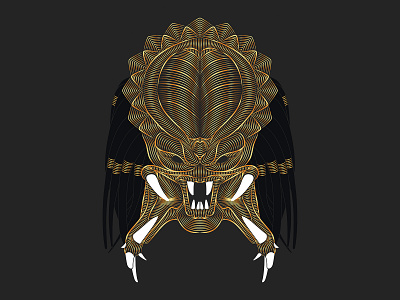Predator adobe illustrator adobeillustrator sci fi scifi vector