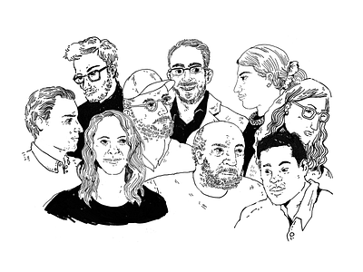 D&I Report Illustrations diversity illustration ink people portraits