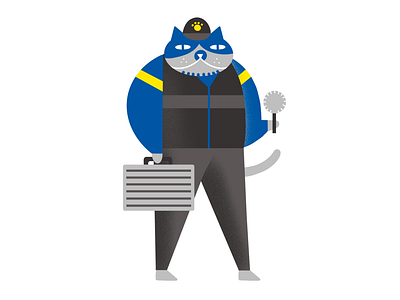 CSI | MAFIA THE CAT animal cat design graphic illustration procreate