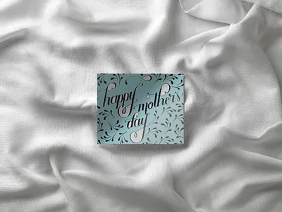 Mother's Day Card greeting card hand drawn hand lettering illustration lettering print typography