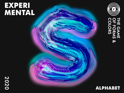 Experimental Alphabet colors design design art experimental photoshop type design