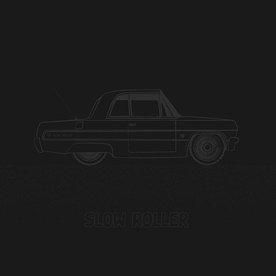 Slow Roller car illustration impala vector