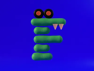 3D Logo Design for Foreign Pictures 3d art 3d branding 3d logo 3d logo design branding design logo typography