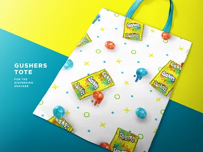 Gushers Tote apparel gusher illustration ipad pro nostalgia procreate snack snacks tote tote bag