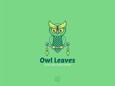 Owl Simple Mascot animal awesome bird character creative design icon illustration memorable modern owl simple vector