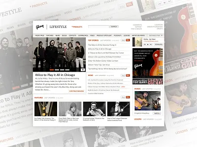 Gibson Lifestyle artdirection articles design gibson news