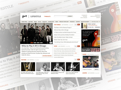 Gibson Lifestyle artdirection articles design gibson news