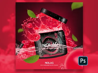NOLAG Advertisement adobe photoshop ads design