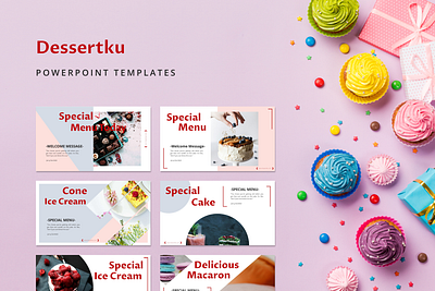 DESSERT Powerpoint Template branding businessman creative powerpoint creative presentation creative template deck fashion template google slide keynote modern design pitch powerpoint powerpoint presentation ppt pptx presentation presentation layout professional slide template