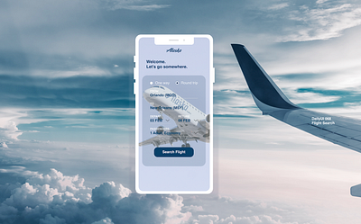 DailyUI 068 - Flight Search daily 100 challenge dailyui068 flight app flight booking flight search mobile app