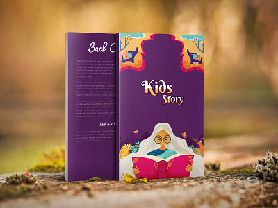 Kids Book grandma illustraion