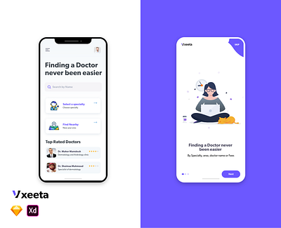 Vaxeeta Mobile app adobe illustrator adobe photoshop adobe xd design sketch ui ui ux ui design ui ux design ux design
