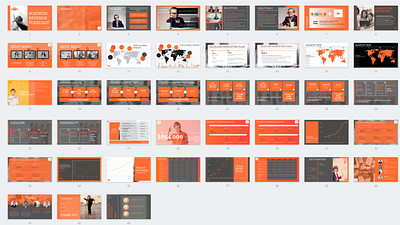 The Orange Pitchdeck branding keynote powerpoint design presentation presentation design