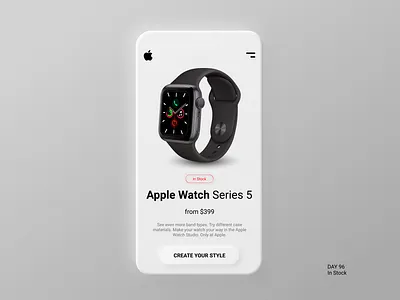 Daily UI Challenge Day #96 app apple challenge dailyui design figma mobile neumorphism ui ux