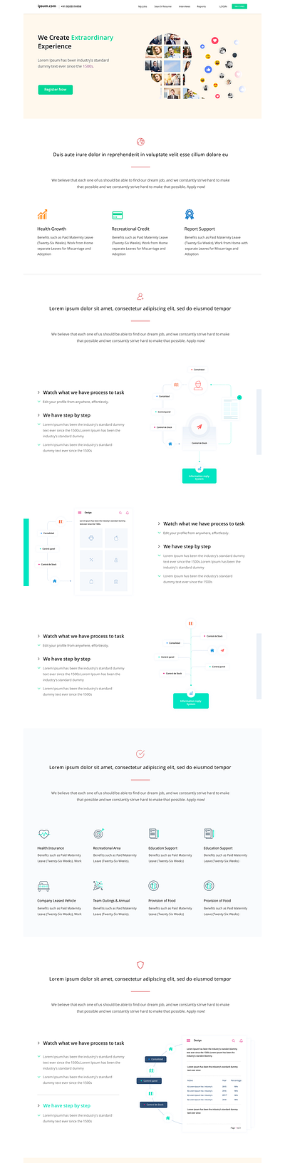 New Home Page branding design flat illustration minimal ui ux web web design website