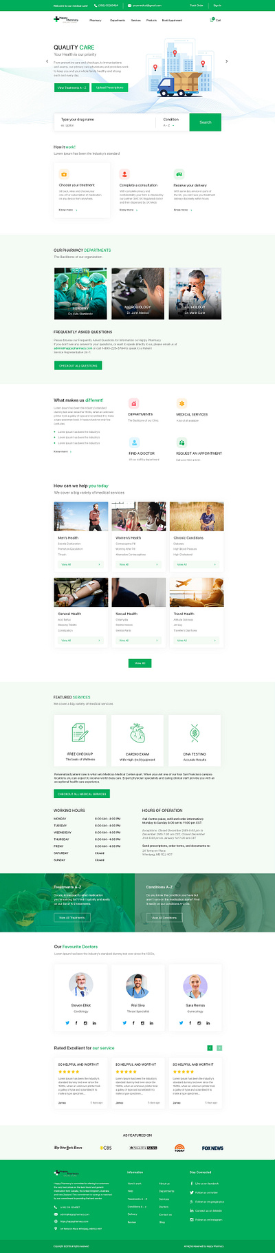 Medicine Delivery branding design flat minimal ui uiux ux web design