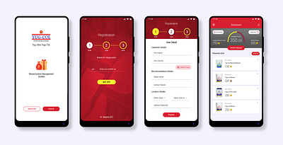 Reward Points Management app branding interaction landing logo mobile page typography ui ux website