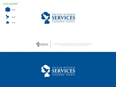 Victim Witness Logo Design bird logo business clean logo creative design flat logo flat logo design flat logos logo logo design logo design branding logo designer love meaning ful logo ngo logo tree tree logo typography vector vintage visual design