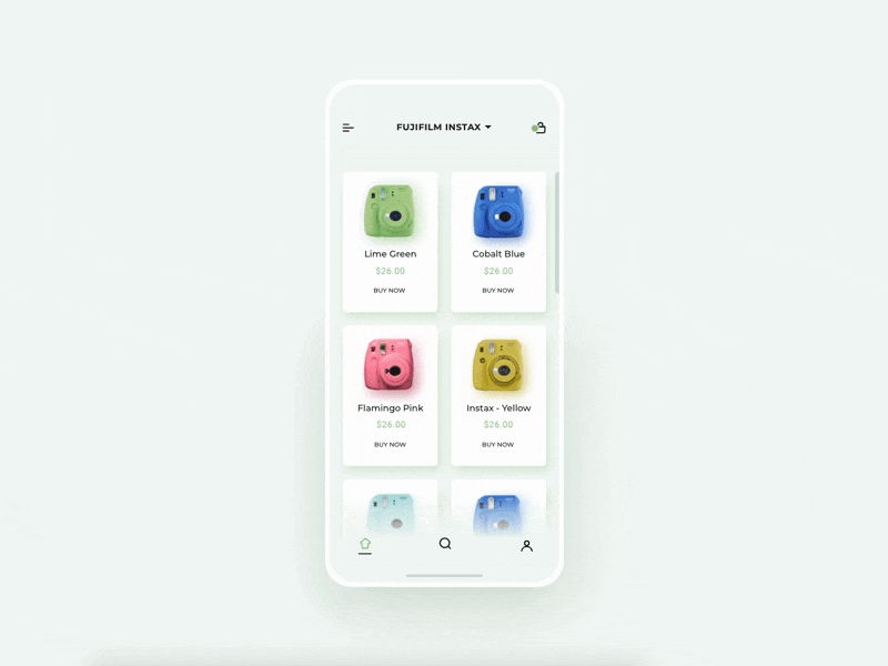 Micro interaction app design colour dailyui inspiration interaction ios ios app ios application microinteraction minimal mobile ui morph animation morphing shopping app ui ui interaction uiinspiration uimotion uiux ux