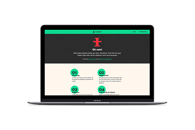 Ampeljeck Error Page cologne dailyui design error 404 facts webdesign