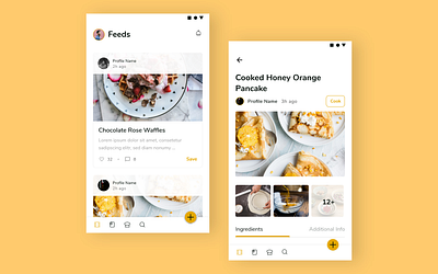 Cook - A Recipe App adobe adobe xd adobexd android android app app cook cookbook design madewithxd material design materialdesign minimal product design recipe recipe app recipe book recipes ui ux