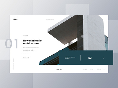Building Website Concept apartament architecture building design house minimalist slider ui ux web web design website