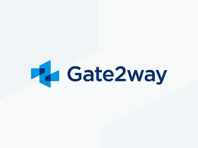 Gate2way - Logo Design brand design brand identity gate gateway geometric identity design logo logodesign logotype mark money money transfer pay payment payments secure transfer two way ways