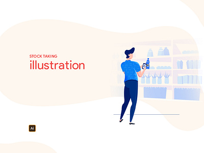 Stocktake illustration adobe illustrator creative graphic design illustration